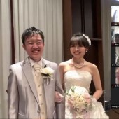 Đám cưới online qua Zoom độc đáo mùa Covid-19 tại Nhật Bản 